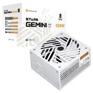 맥스엘리트 STARS GEMINI 650W 80PLUS브론즈 ATX3.1 화이트 파워