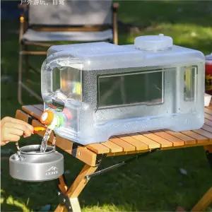 캠핑 수도꼭지 물통