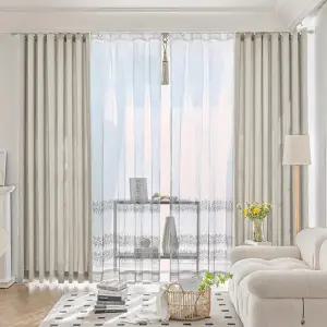 비엔느 암막커튼+코디커튼+커튼봉(대형)