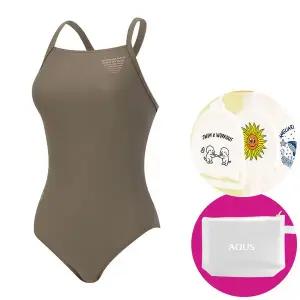 [아레나] 여성 수영복 일반 원피스 수퍼플라이백 A5FL1LD01 BRW 가방 수모행거 증정