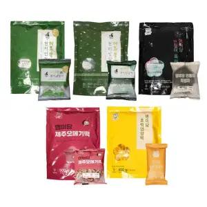 명미당 찰떡 5종 (제주오메기떡/호박영양떡/인절미흑임자/제주쑥현미밥알떡/제주쑥현미인절미)