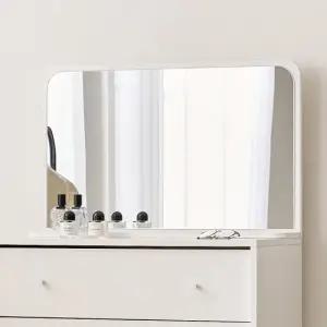 보루네오 마르체 폴라 E0자재 탁상거울 와이드 화장대 거울 BOW522C (착불)