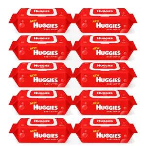 하기스 우리 아기를위해 아기물티슈 캡형 72매 x10개