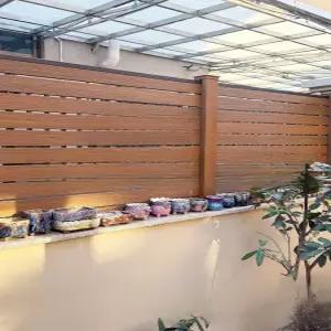 합성 목재 울타리 휀스 주문제작 난간 데크 데크재 정원 합성목재휀스 라티스 나무 테라스