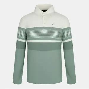 [롯데백화점]네파 남성 가을 겨울 스트라이프 패턴 부드러운 기모 폴로 카라티셔츠 7J75244