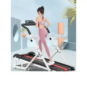 접이식 런닝머신 홈트 각도 조절 슬로프 워킹 패드 런닝머신 (블랙)