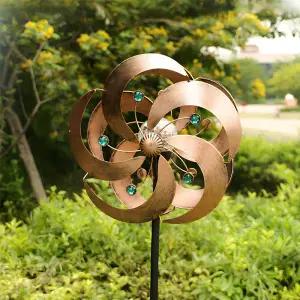 간단태양 태양광 올리브그린바람개비 정원바람개비 정원관리 마당꾸미기