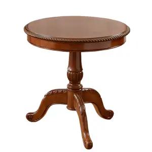 북유럽 엔틱 티테이블 빈티지 미니 원형 거실탁자