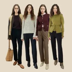 [단독] 25FW 벨리츠 여성 어텀 에센셜 팬츠 4종