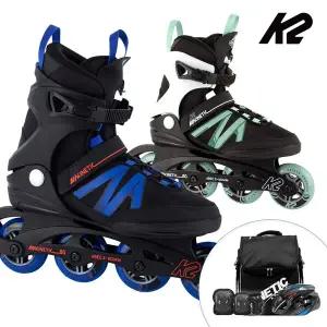 [케이투스케이트]성인 인라인스케이트 K2 키네틱 80 프로 모음 성인용 인라인+가방+보호대+헬멧 신발항...