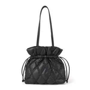 [BNX]퀼팅 스트링 복조리 미니 버킷백 (BX3AH002L0)