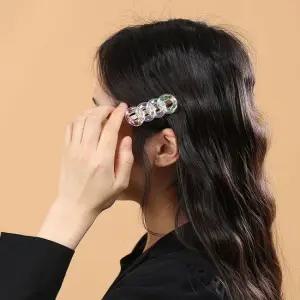 꼬임옆머리핀 체인 집게핀 앞머리 핀 헤어 집게