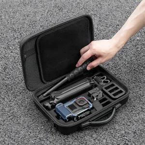 인스타360 에이스 프로 2 보관 가방 방수 휴대 케이스 그립 키트 정리 가방 PU 하드 쉘 스포츠 카메라 액세