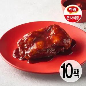 [하림][T] 하림X동대문엽기떡볶이 소스 잘 먹은 닭다리살 오리지널 100g 10팩