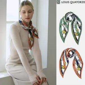 루이까또즈 루이스바로크 실크 마름모 스카프 2ESD053