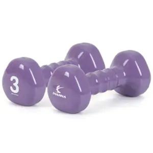 PVC 삼각아령 3kg 스모키라벤더/균형 단련 홈트레이닝 아령 운동 헬스 근력 증진 홈트 스포츠 트레이닝