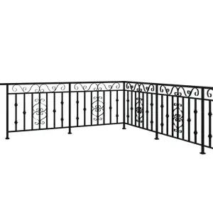 철제 난간대 발코니 울타리 야외 빌라 기둥 난간 안전 손잡이레일 옥상 농가