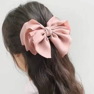 [콩심팥심]오토매틱 헤어핀 왕리본핀 나비헤어핀 리본핀