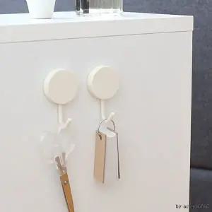 고품질 어반 거실 클래식 주방 베이직후크 2EA 강력부착 욕실 (WD9515B)