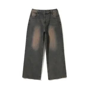 [롯데백화점]유씨엘에이 남성 와이드핏 틴 데님 팬츠[UAADP10]