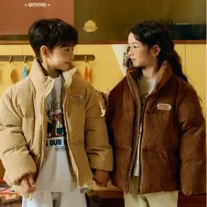 [롯데백화점]아웃도어프로덕츠 코듀로이 하이넥 숏 푸퍼 다운 (OD254ODJ03)