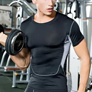 [골드스마일]티셔츠 반팔 좋은 타이트한 통기성 기능성 머슬핏 여