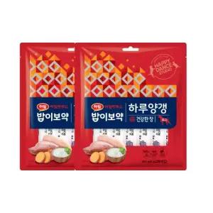 [하림펫푸드] 밥이보약 DOG 하루양갱 건강한 장 28개입x2