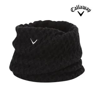[캘러웨이] 2025 케이블 니트 넥워머 겨울 골프 넥워머 블랙