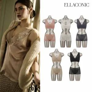 엘라코닉 미드나잇 컬렉션 루미에르 브라팬티세트