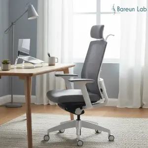 바른자세연구소 아이언(Iron) 컴퓨터 사무실 사무용 편안한 책상의자