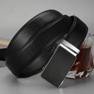 자동 혁대 가죽 자동버클 벨트 소가죽벨트 남성 (47YSN)