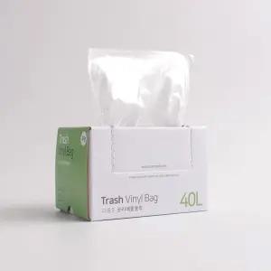 뜯어쓰는분리수거롤백 20L쓰레기봉투 투명비닐봉지
