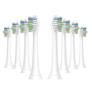 필립스 칫솔 FlexCare+ HealthyWhite HydroClean HX6100 교체용 브러시 헤드 8개