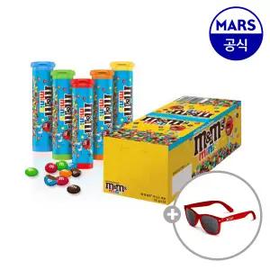 엠앤엠즈 미니 튜브 35gx24개입+증정(스키틀즈 선글라스, 1개)