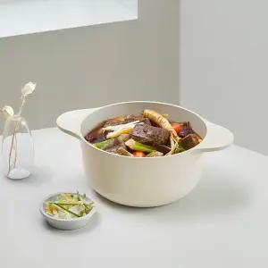 [테팔] 세라믹 인덕션 주물 아이콘 오트 밀크 곰솥냄비 24cm