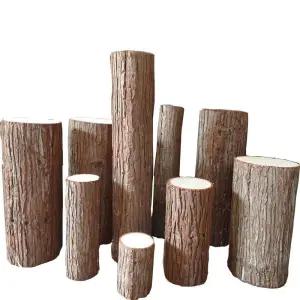 가짜 원형 통나무 매장 실내 장식품 야외 소품 글램핑장 의자 벽장식