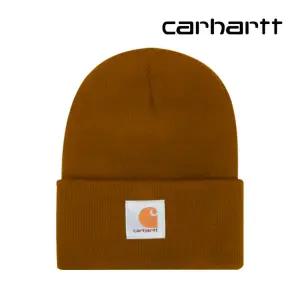칼하트 모자 니트 커프드 비니 브라운 A18-BRN