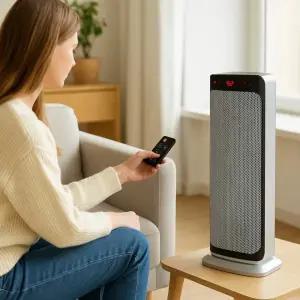 PTC 리모컨히터 온풍기 전기난로 전기히터 온열기 판촉물 집들이선물 전기스토브 난로 미니난로 히터