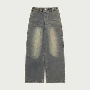 [롯데백화점]행텐 남아 백브러쉬 더블 니 와이드 기모 데님팬츠14540 055 804 10