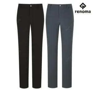 레노마골프 남성 겨울 스트레치 밍크 본딩 일자핏 기모 바지 N-4581