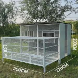 대형 둥지 분리형 사육장 미디엄 병아리 앵무새 닭장 철