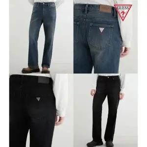 [NS홈쇼핑]GUESS 25FW [공용] 기모 M톤 & 흑청 와이드 2종 택1[35563928]