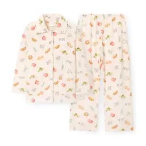 [롯데백화점]오르시떼 여성 G130 뉴욕뉴욕 긴소매 파자마 세트 OR25WFGEG130