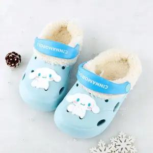 시나모롤 그램 유아동 방한샌들 털실내화 겨울 방한화