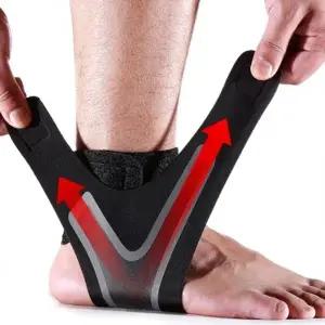 등산 헬스 얇은 발목보호대 오른발 M