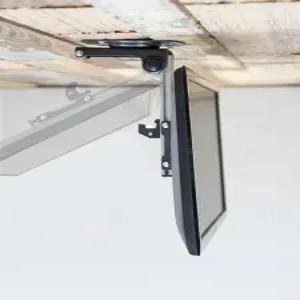 tv벽걸이 천정브라켓 모니터거치대 각도조절 천장 벽걸이브라켓 천정 설치 마운트 전동