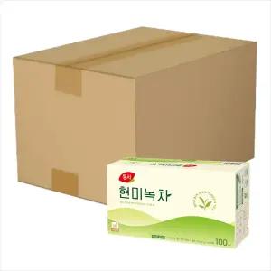 동서 현미녹차 100Tx24개(1박스)/무료배송x넉넉한 유통기한