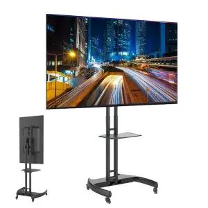 [에이치플러스몰]TV 스탠드 이동식 티비 거치대 티브 모니터 70in 티비스탠드거치대