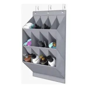 12칸 벽걸이 소품 신발 수납 포켓 칸막이 틈새 문걸이 정리대