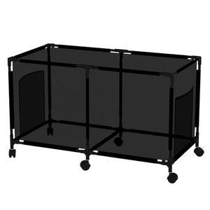 벨리엄 버전 2 금속 수영장 보관함, 풀사이드 야외용 홀더, 수영장, 파티오, 정원, 장난감, 부유물 및 수영 장비 정리함, 3사이즈(중형)